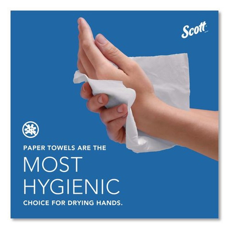 Scott 56158 8" x 800' 1-Ply Hard Roll Paper Towels - White (6/CT) New gallery