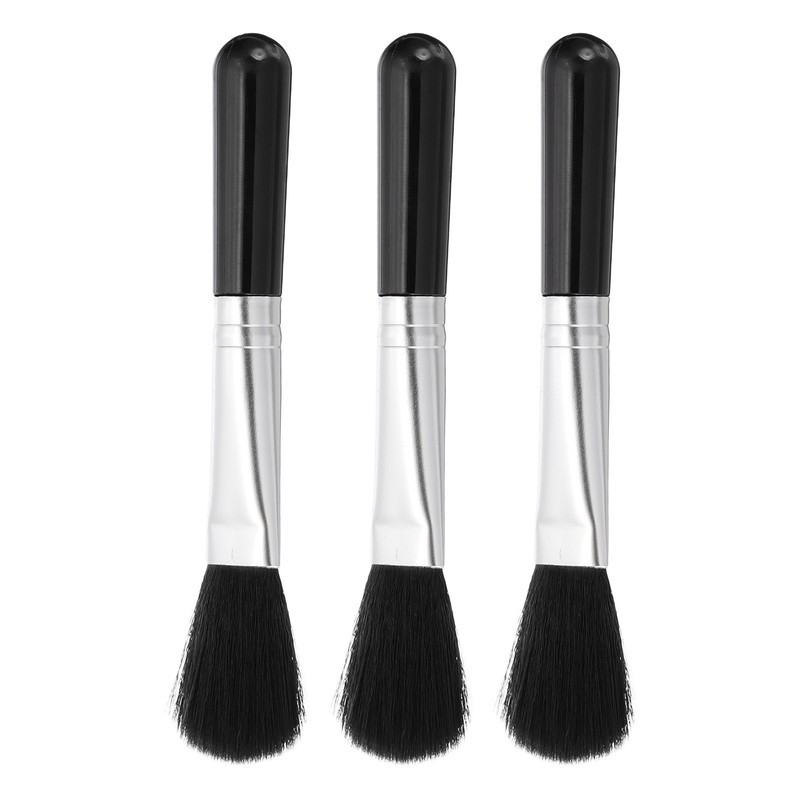 Camera Dusting Brush, Multifunction Cleaning Brush Lens Cleaning Pen,3 Pcs Black