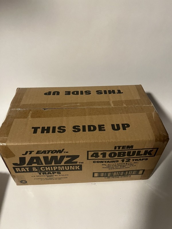 (Case of 12) JAWZ Rat Traps 410 Bulk JAWZ Easy Set Rat and Chipmunk Trap gallery