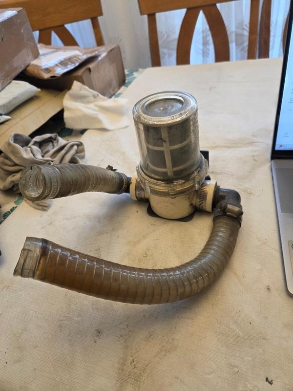 OEM TENNANT M17 WATER FILTER WITH HOSES AND BRACKET