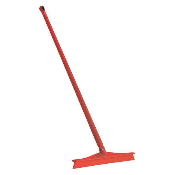 Floor Squeegee 20 Inch Red Polypropylene Handle Commercial Rubber Blade