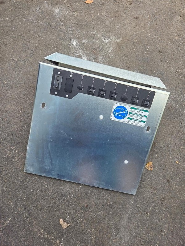 OEM TENNANT M17 H20 1214550 Cover Wldt, Enclosure, Electronic WITH FUSES