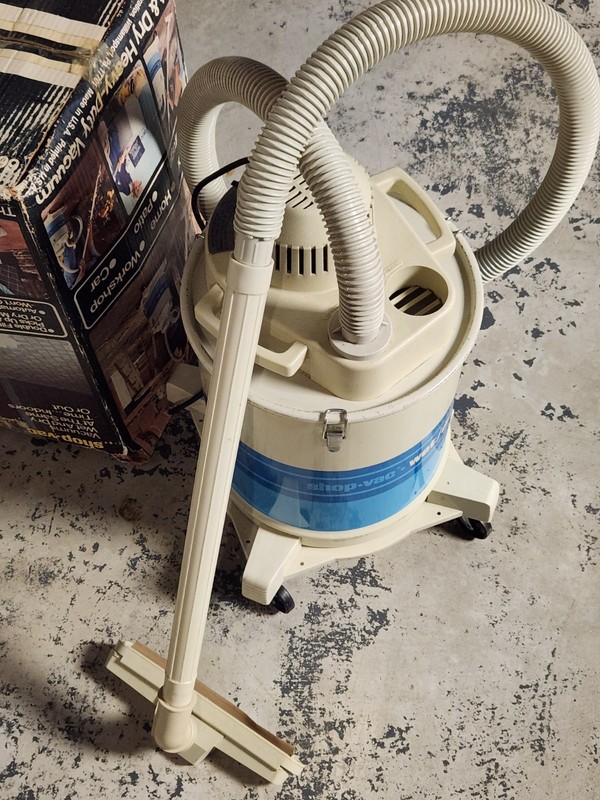 Rare Vintage True Value Blue/White 5gal Wet/Dry Shop Vac