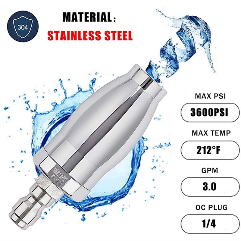 3600 PSI Turbo Nozzle for Pressure Washer Rotating Nozzle 1/4 Inch Quick Connect gallery