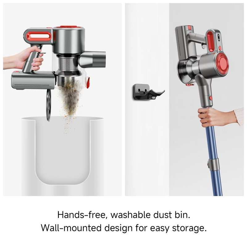 Honki Cordless Vacuum Cleaner Powerful Stick Vacuum Green Light Anti-Tangle gallery