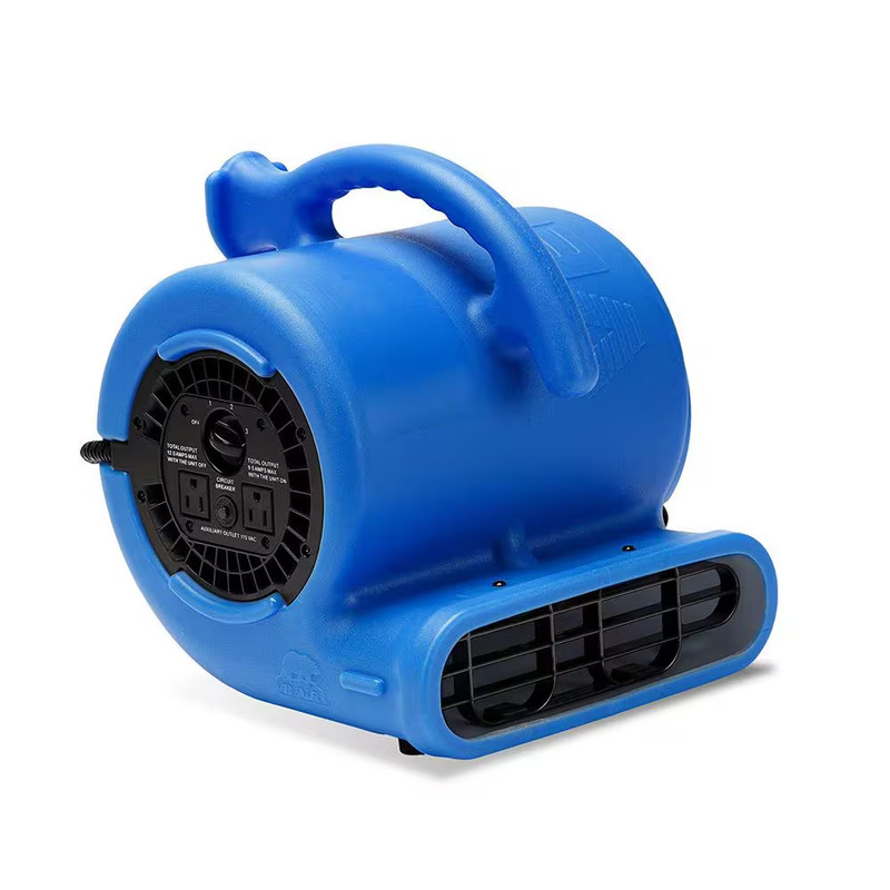 1/4 HP Air Mover Blower Fan Carpet Dryer Water Damage Restoration Blue
