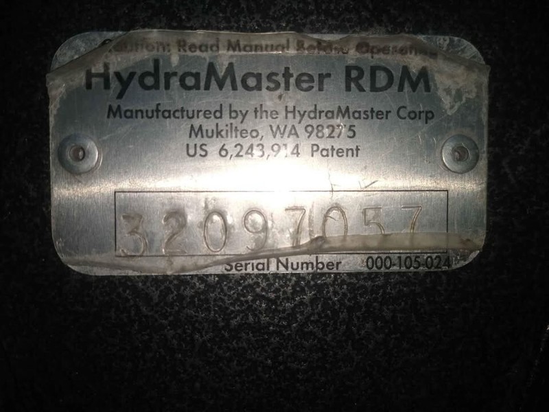 HYDRAMASTER DRIMASTER ROTORY EXTRACTOR, gallery