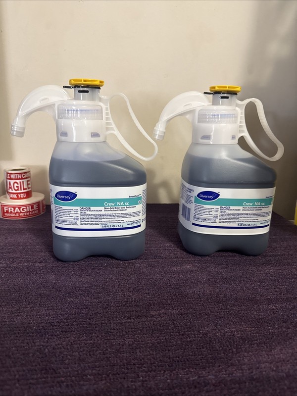 Diversey Crew 5019237 Non Acid Bowl, Bathroom Disinfectant Cleaner 2 PACK