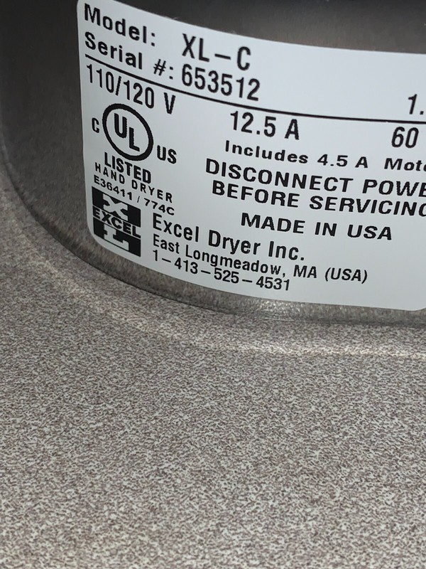 Xlerator EXCEL DRYER XL-C 110/120V USA Made gallery