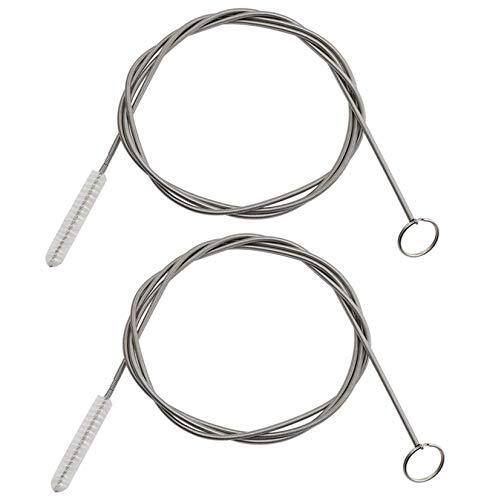 2 Pack 60 In Long Pipe Cleaner Flexible Tube Cleaning Brush Fridge Cleaning Tool