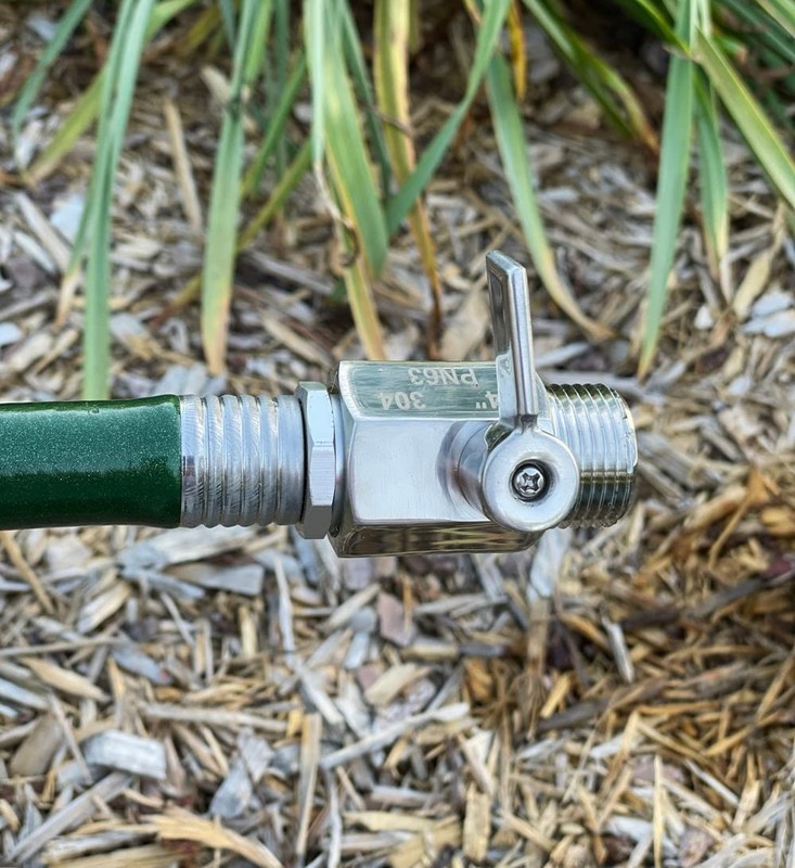beduan Stainless Steel 3/4" Shut Off Valve GHT Thread Garden gallery