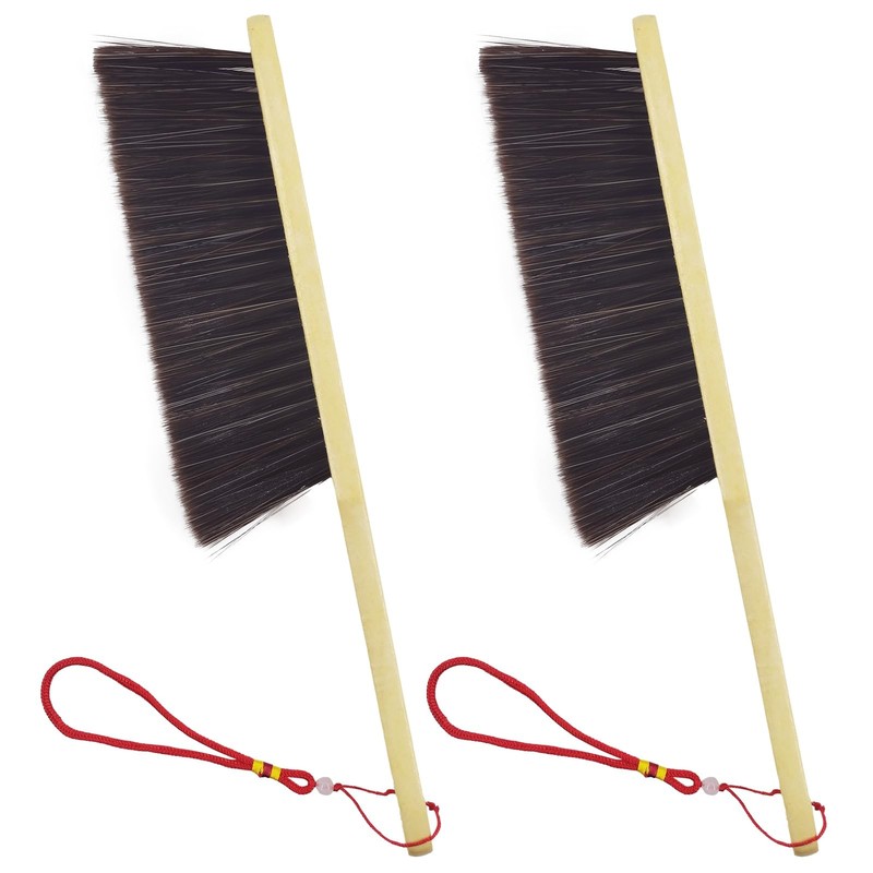 Hiqu And Hist 2 Piece Wooden Hand Broom Dust Brushbench Brushessoft Bristles