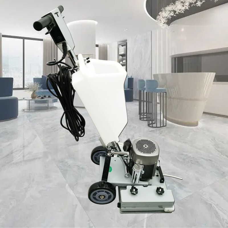 Square Electric Floor Buffer Polisher Cleaning Machine Marble Tiles Floor 110V 2