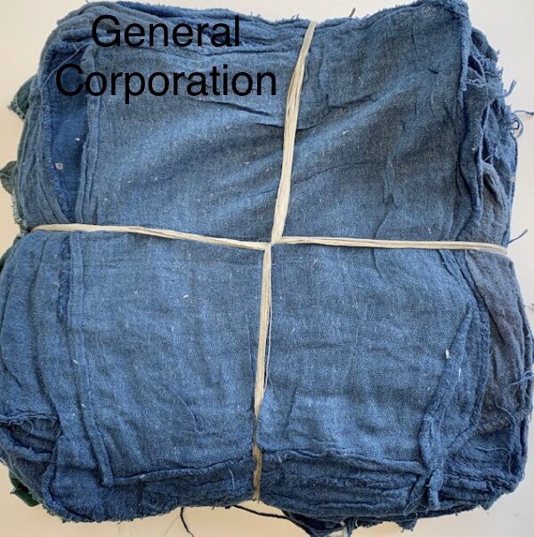 500 New B Grade Great Mechanics Shop Rags Towels Blue 13″X14″