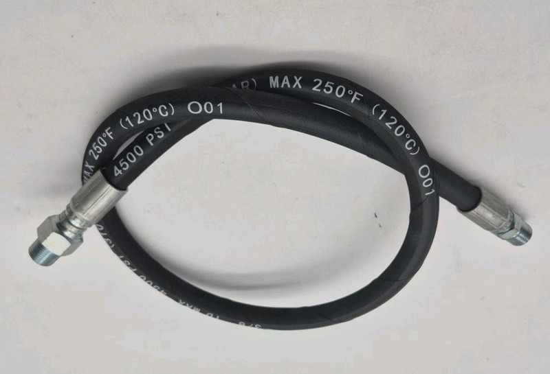 3′ 3/8″ 4500 PSI Black Pressure Washer Jumper Hose – New