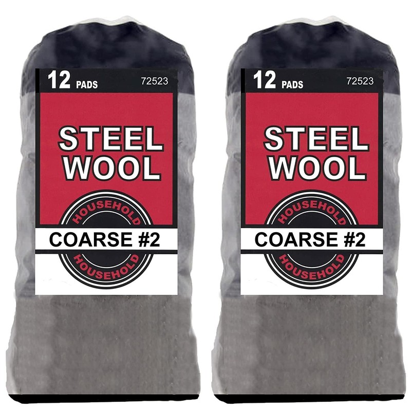 Wideskall Household Steel Wool, Medium Grade #1