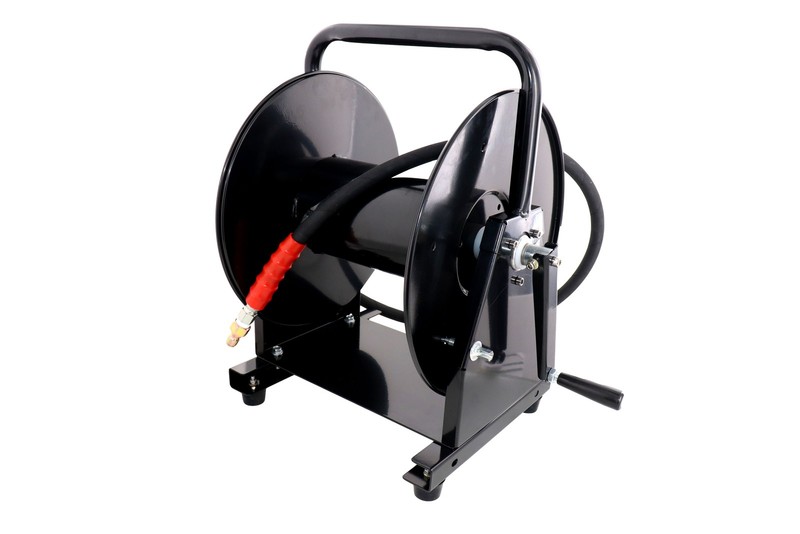 5000 PSI 3/8" x 200' Hose Reel for High Pressure Power Washer and Sewer Jetter gallery