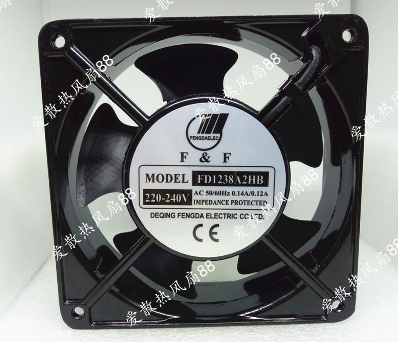 1pc new fan freeship FD1238A2HB/HS 220V 12CM 0.14A