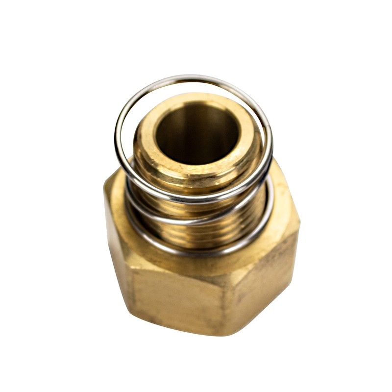 Simpson Genuine OEM Inlet Fitting, 1/2" NPT(M) X 3/4" GHT - 7100051