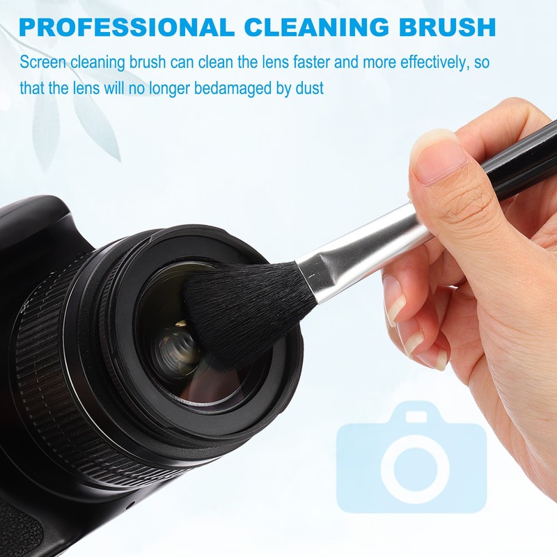 Camera Dusting Brush, Multifunction Cleaning Brush Len Pen,10 Pcs Black gallery