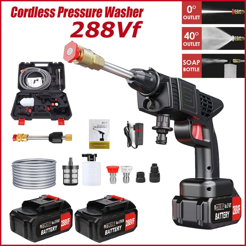 Electric High Pressure Water Spray Car Gun Portable Cordless Washer Cleaner Yard gallery