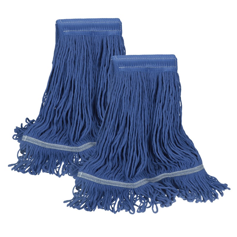 2Pcs String Mop Heads Replacement, for General and Floor Cleaning, Blue