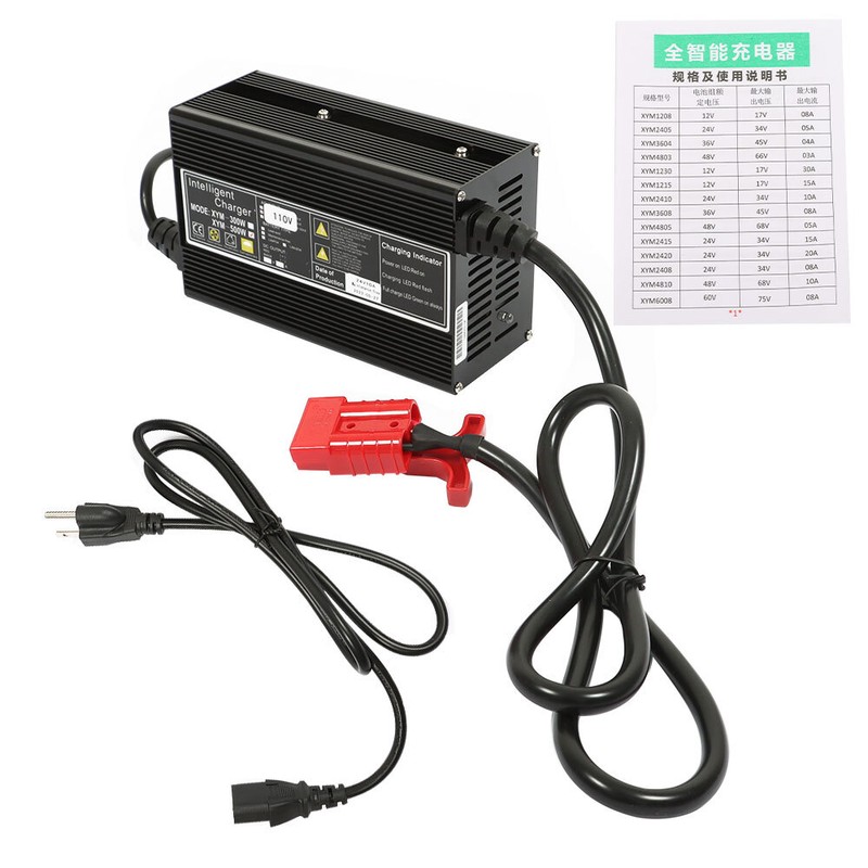 24V Floor Scrubber Battery Charger With SB50 Style RED Connector 10 Amp New