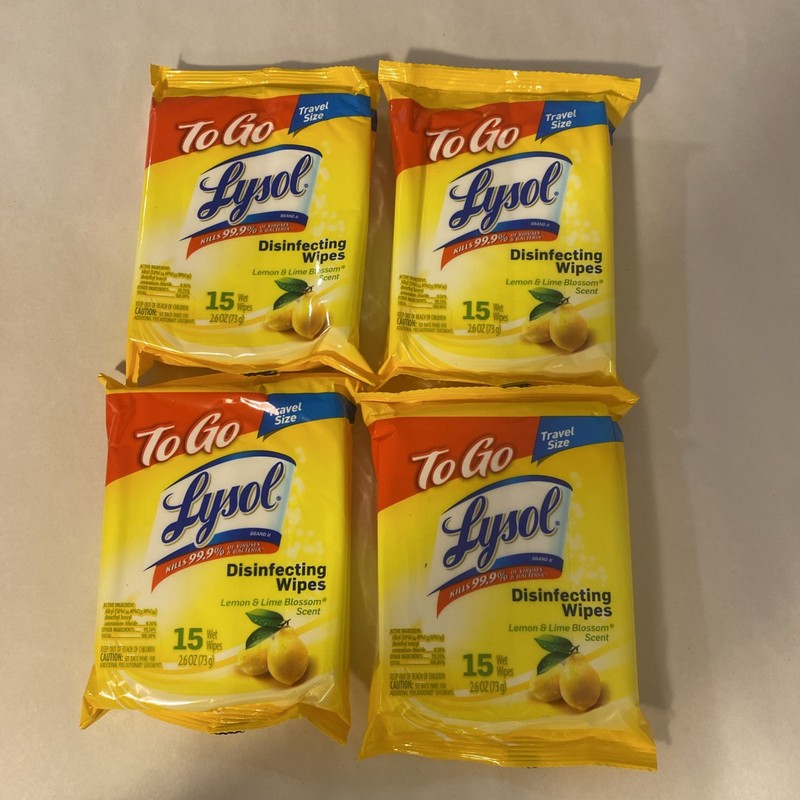 Lysol Disinfecting Wipes Lemon & Lime Blossom - 15 Count