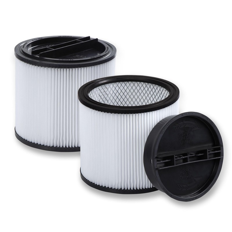 Diocent 2 Pack HEPA Replacement for Shop Vac 90304 7-3/8″ x 6-3/8″, White