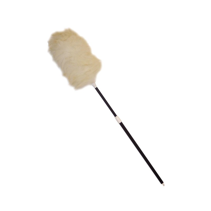 Rubbermaid Commercial Products Lambswool Duster Telescoping Plastic Handle