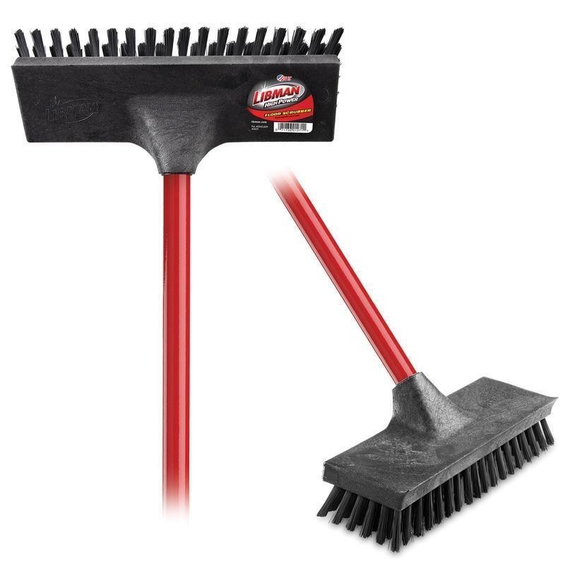 Heavy Duty Floor Scrub Brush Steel Handle Multi Surface Heavy Duty Cleaning Tool