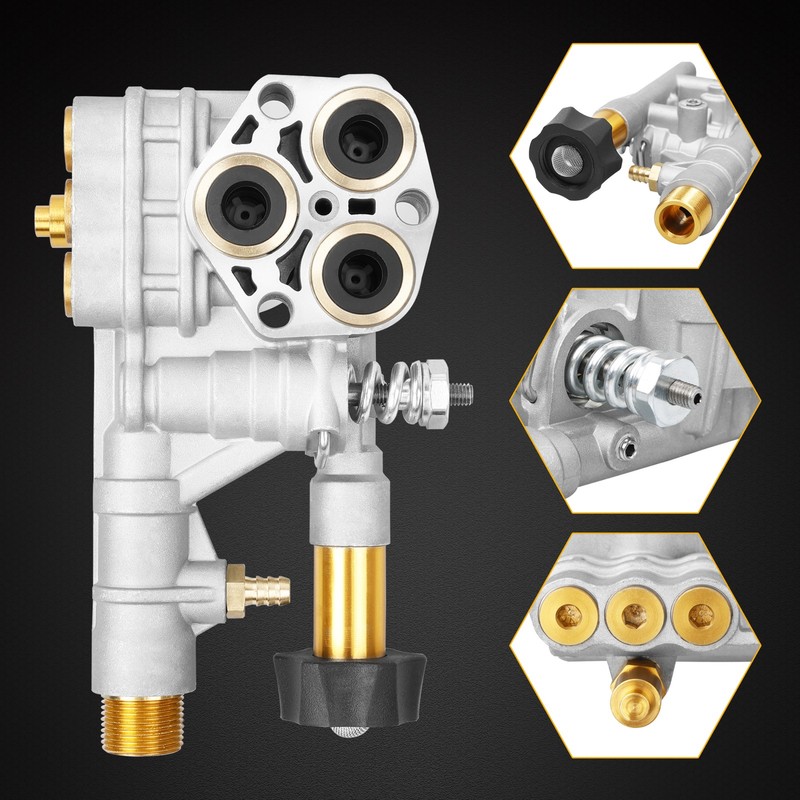 7108366 Cleaning Manifold Kit For 520006 Axial Cam Pressure Washer Pump 510020 gallery