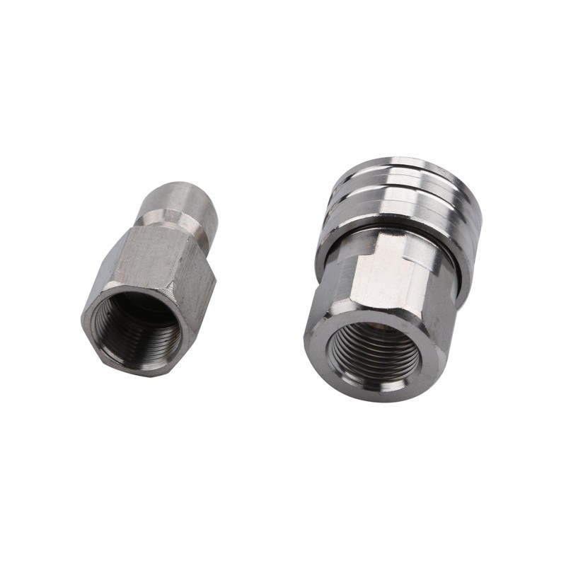 Stainless Steel Pressure Washer Adapter Set Swivel to 3/8 inch Quick Connect