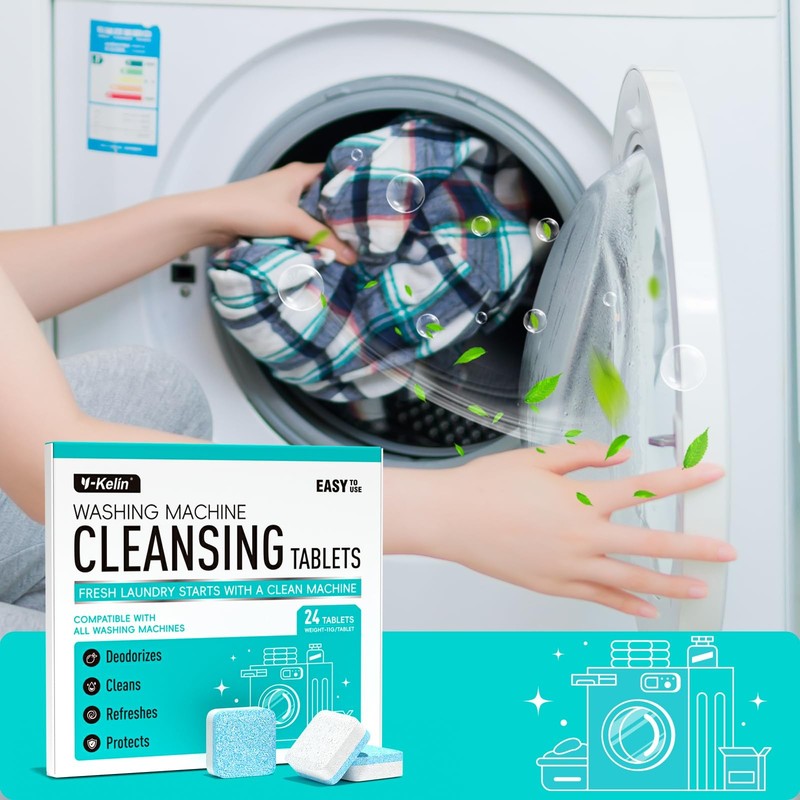 Washing Machine Cleaner Tablets 24 Pack -1 Year Supply 1 Count (Pack of 24) gallery