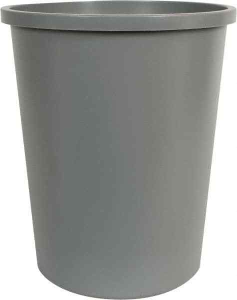 Rubbermaid 44 Qt Gray Round Trash Can Polyethylene, 18-3/4″ High