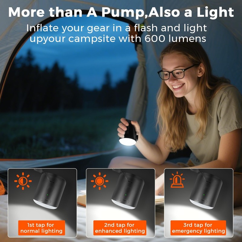 Travel Vacuum Bags with Pump, IP67 Reusable 2PC-PUMP, Black gallery