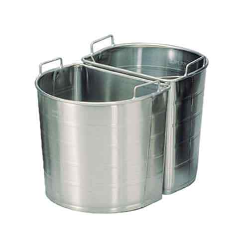 Royce Rolls Model #15C Stainless Steel 7 1/2-Gallon Non-Tapered Double Tank Set