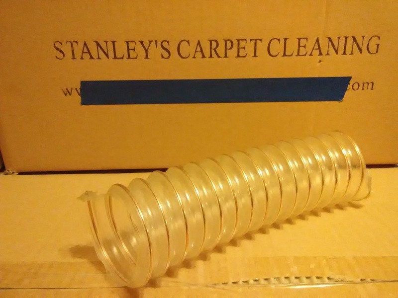 central vacuum flex tube 2″ ID flex pvc copper wire reinforced hose pipe 1 foot