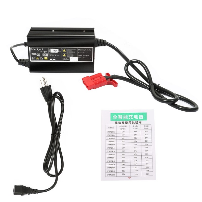 24V Floor Scrubber Battery Charger With SB50 Style RED Connector 10 Amp New gallery