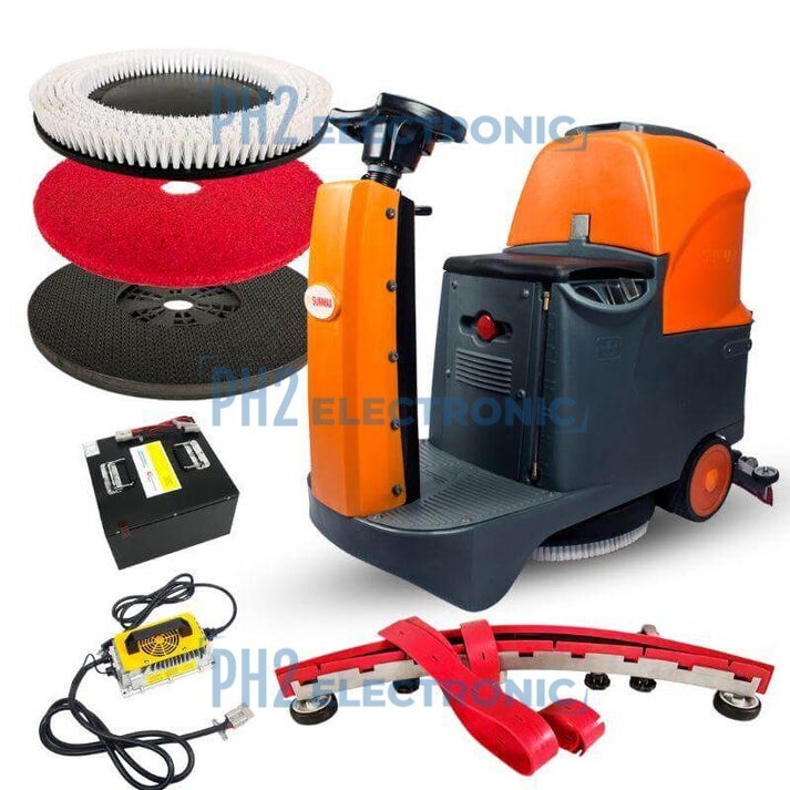 RT70+ 22″ Ride On Floor Scrubber,Lithium Battery,18.5 Gal Tanks,48000 Sqft/H