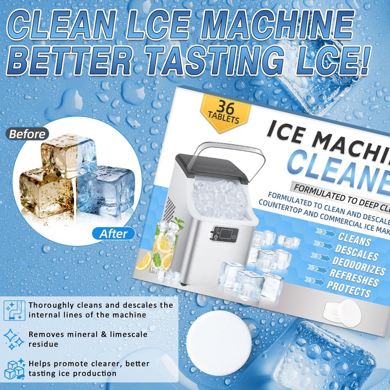 Ice Machine Cleaner Tablets Descaler (36 Pack) – 36 Count (Pack of 1) gallery