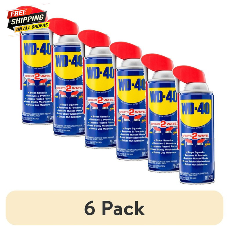 (6 Pack) Classic Formula, Multi-Use Product with Smart Straw Sprays 2 Ways
