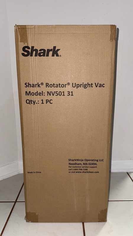 Shark Rotator Upright Vacuum Rotator NV501 31 (Model NV501 31, MPN NV501 31)