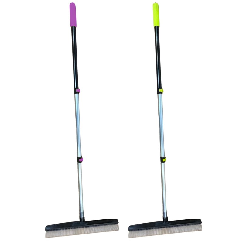 A-To-Z Supply Room Groom Carpet Rake Set Original And Pet Telescoping 54