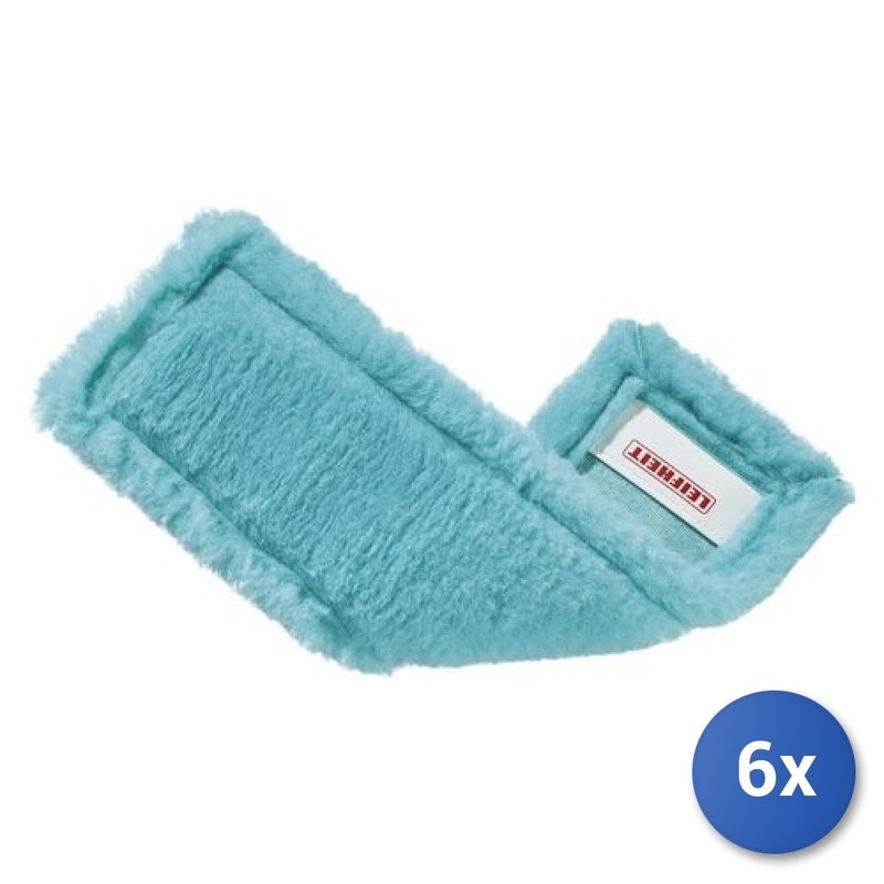 6X Leifheit 55118 Profi XL Floor Cloth Replacement, Ideal For Dust And