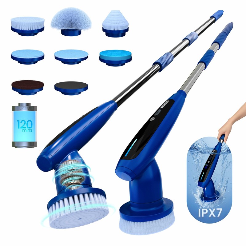 iKLYN 2026 Upgraded Electric Spin Scrubber: Standard, Luxurious Pioneer Blue