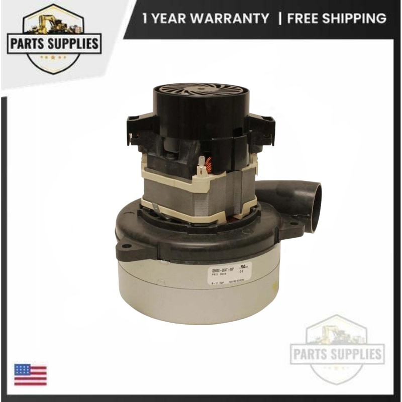 Q6600004TMP PEMS QBPT Vacuum Motor 120V with 9 Leads for Cleaning Equipment