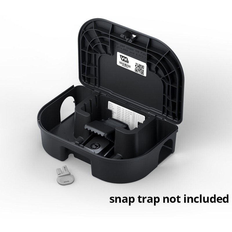 EZ Klean Pro Rat Mouse Baiting Station (6 stations) Tamper Resistant Baiting Box gallery
