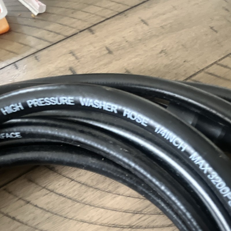 YAMATIC High Pressure Washer Hose 1/4 in 3200 PSI 220 BAR Black gallery