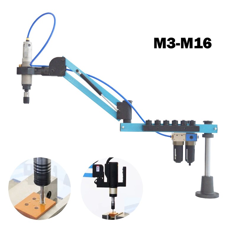 M3-M16 Vertical Pneumatic Tapping Machine Precision Tapper Arm Metal Drill Tap